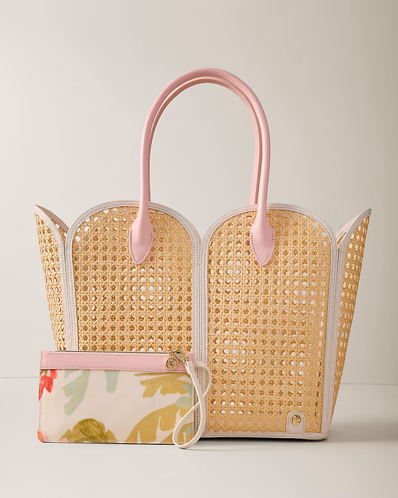 Splash Cane Castillo Tropical Beach Tote what to pack for beach vacation