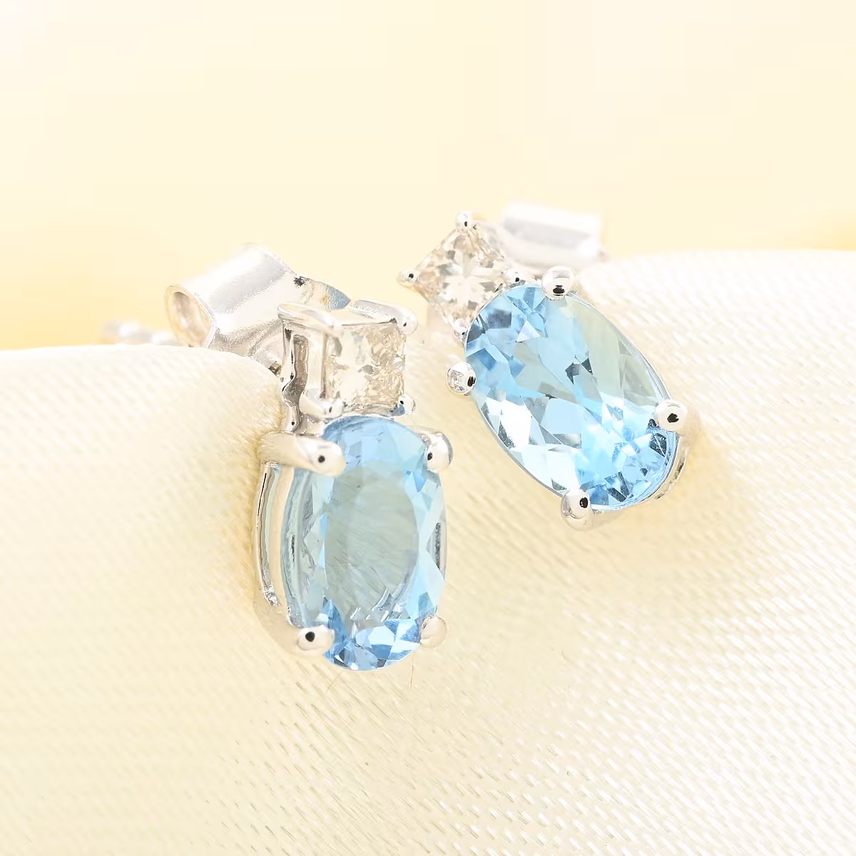 aqua earrings Valentine's Day Jewelry Gift Guide