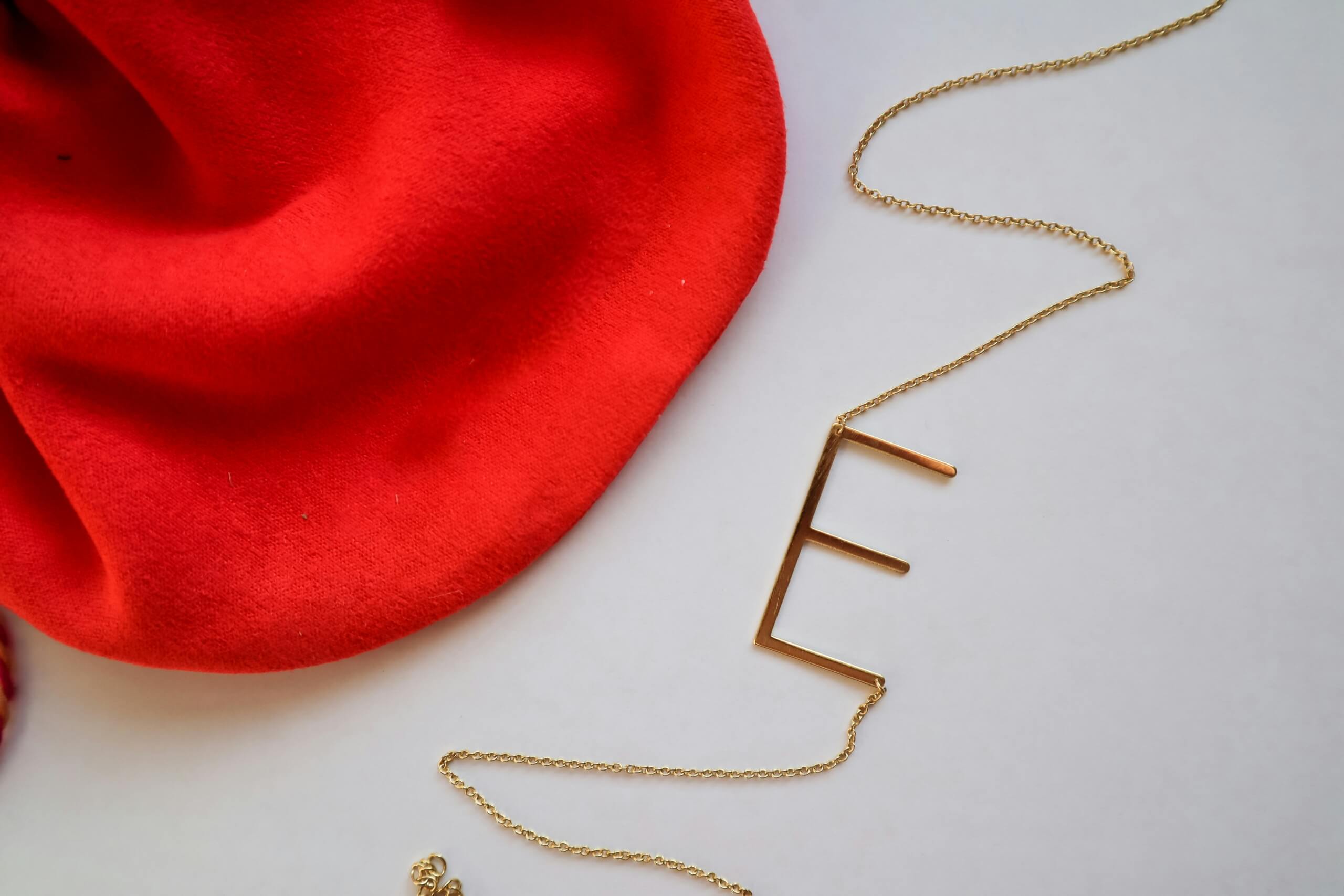 initial necklace Valentine's Day Jewelry Gift Guide