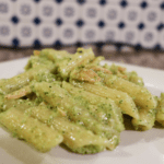 Delicious Homemade Salmon Zucchini Pesto Pasta Recipe