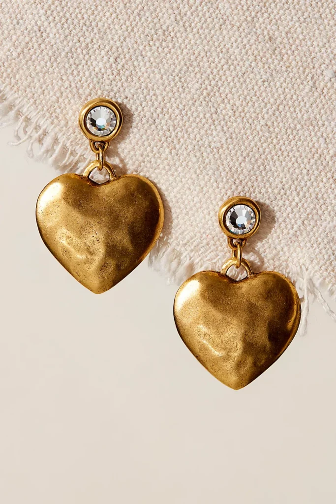 Bracha Big Heart Earrings what to wear to a summer wedding