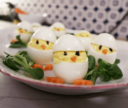 Easter Appetizer Recipe, Easter-Themed Deviled Eggs