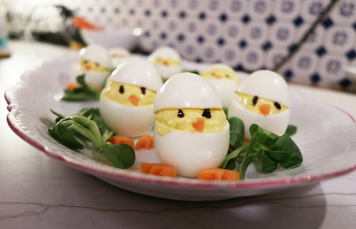 Easter Appetizer Recipe, Easter-Themed Deviled Eggs