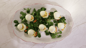 Easter Appetizer Recipe, Treat Your Guests to a Easter-Themed Deviled Egg - Easter recipes