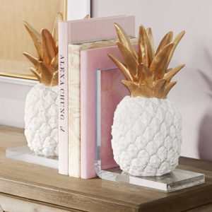 Tropical Touch - Pinapple Bookends