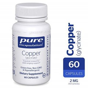 Skin Care routine in 40s Pure Encapsulations - Copper