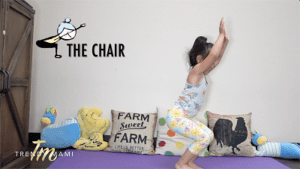 Kids Yoga Chair Pose