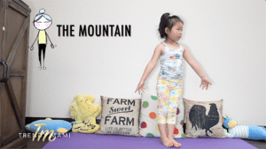 Kids Yoga Mountain Pose