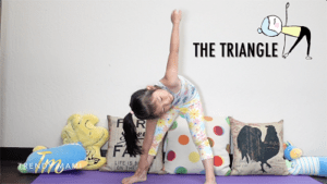 Kids Yoga Triangle Pose