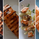 Salmon cooked in 4 different ways