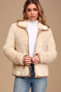 Winter Wardrobe - Fur-Evermore Cream Faux-Fur Jacket
