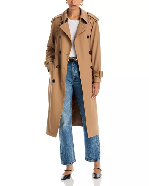 trench coat clean girl outfits