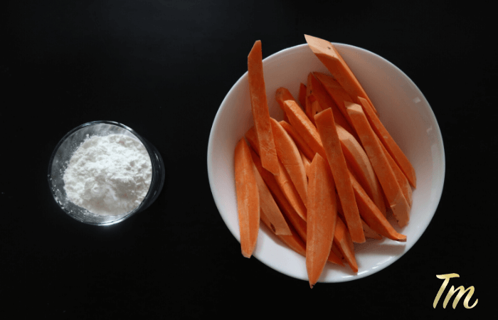 Crispy Sweet Potato Fries - Ingredients