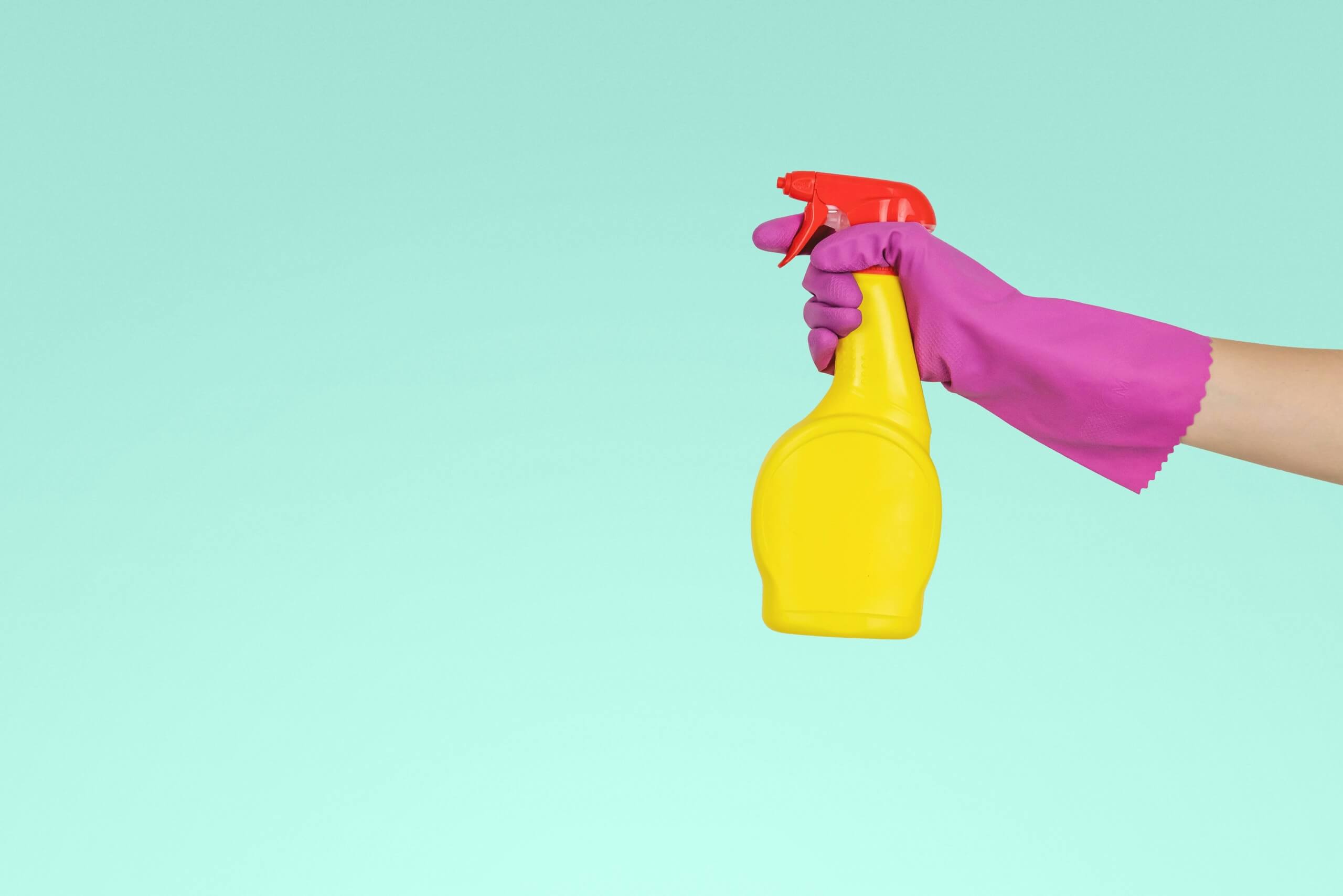cleaning spray spring cleaning motivation hacks