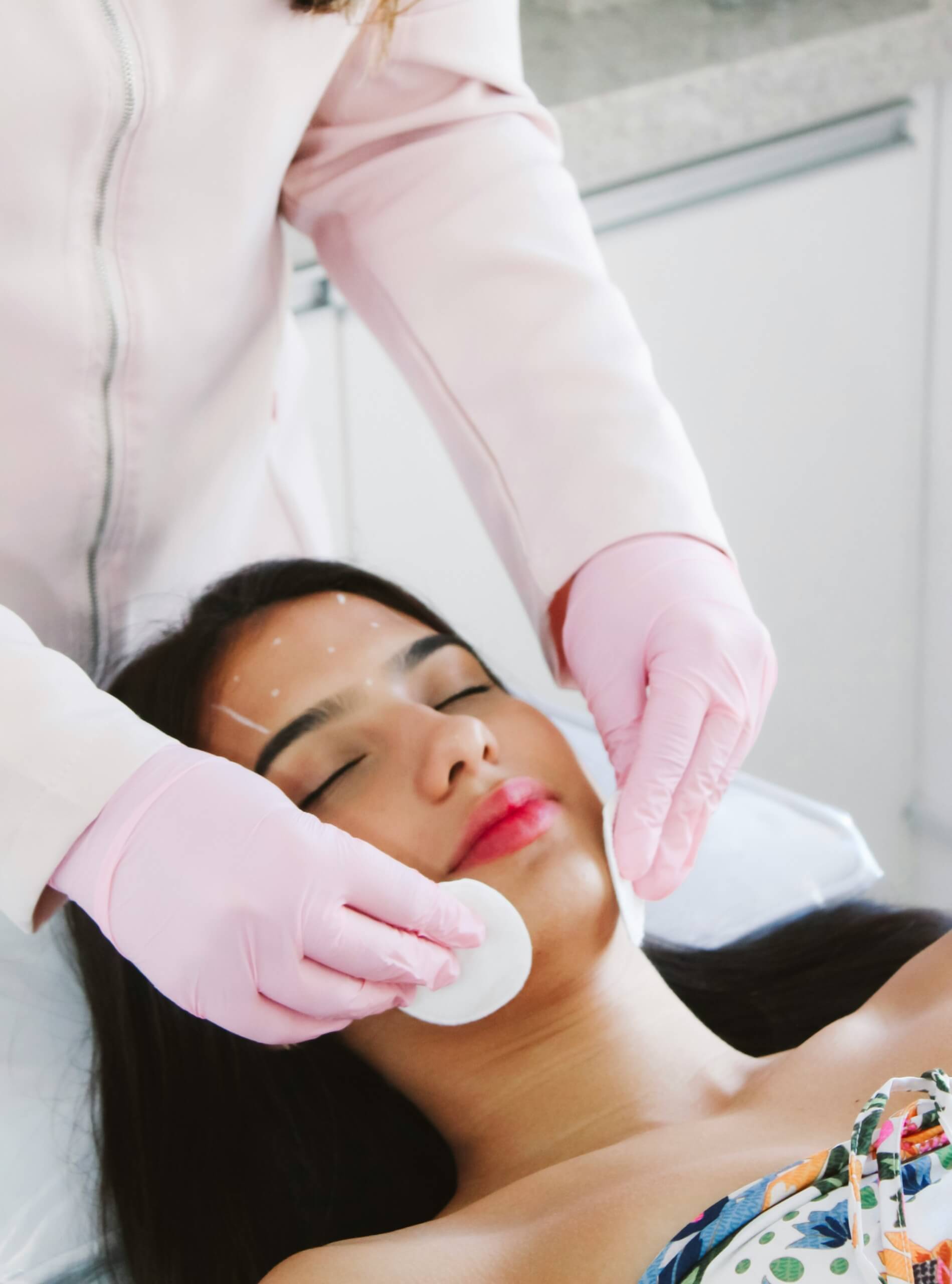 lady at spa microneedling benefits 