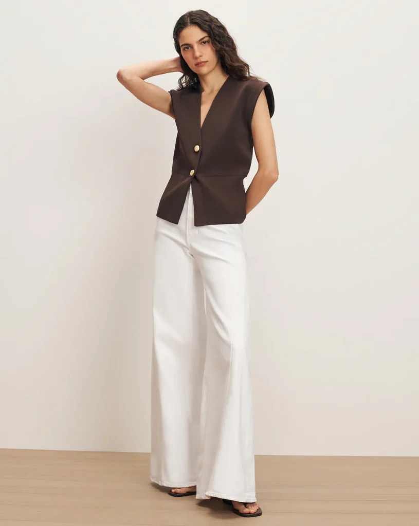 Isador Knit Vest french girl style 