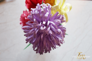 How to Make Paper Flowers, Lilac