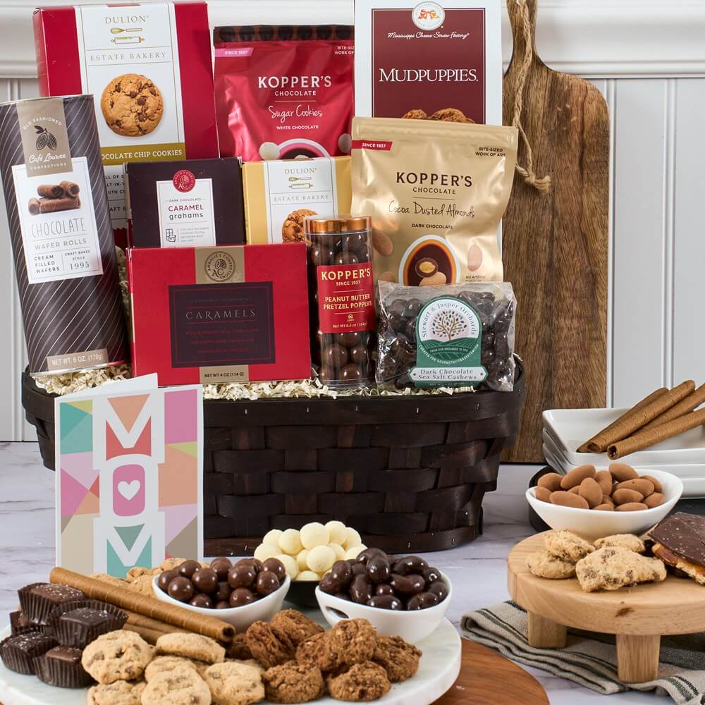 Gift Basket For Mother's Day gourmet mother's day gifts