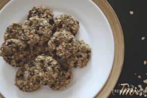 Vegan oatmeal cookie recipe, Plate 