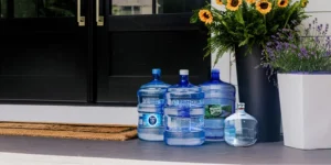 water delivery deal on porch