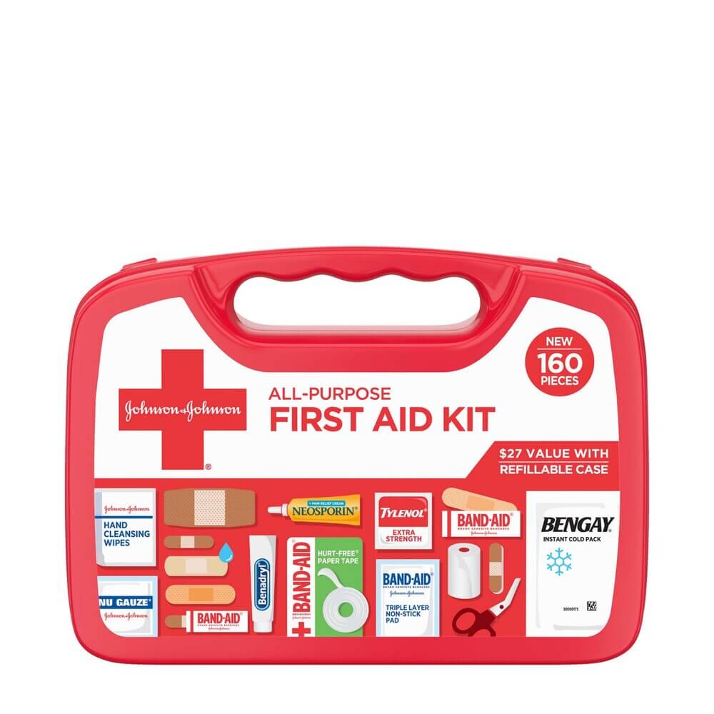 Johnson & Johnson All-Purpose First Aid Kit wedding day emergency kit essentials