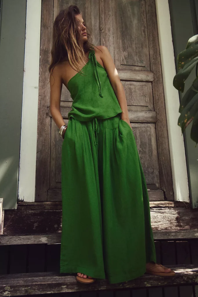 Sahara Sandshell Linen Pant Set free people new arrivals