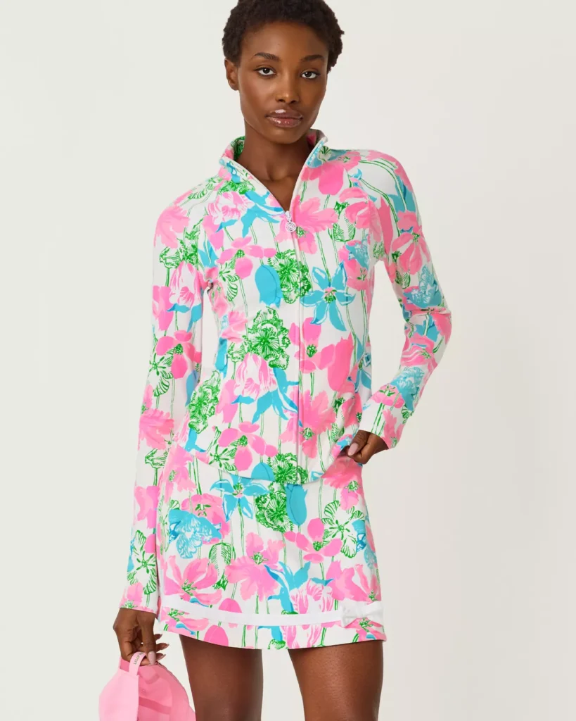 UPF 50+ Luxletic Marilla High Rise Skort protect skin from sun damage