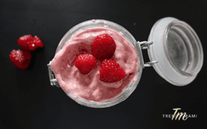 Recipe for vegan ice cream, Raspberry Ripple