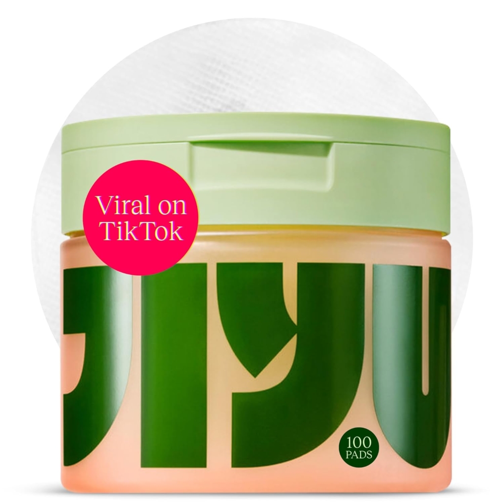 JiYu Toning Polish Pads - Korean Skincare for Dark Spots, Wrinkles & Dull Skin prime day beauty deals 2026
