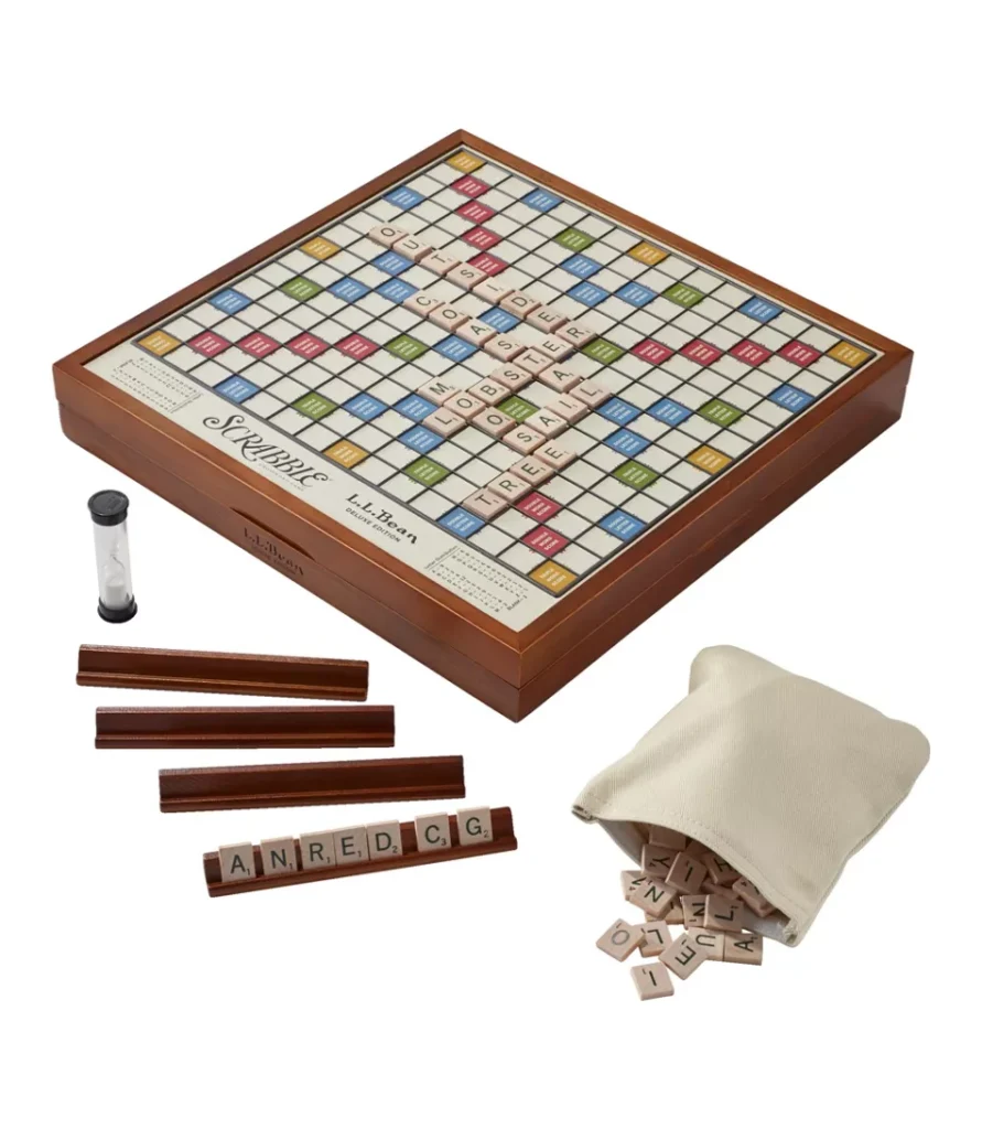 L.L.Bean Deluxe Scrabble father's day gifts for the dad who has everything