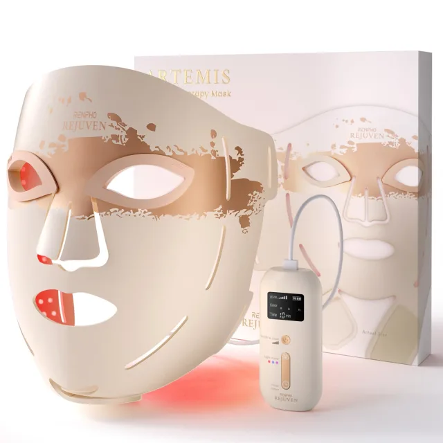 RENPHO 4D Red Light Therapy Mask for Face prime day beauty deals 2026