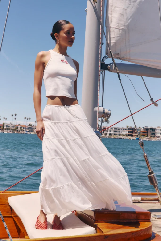 Relaxed Charm White Gauzy Tiered Drawstring Maxi Skirt Relaxed Charm White Gauzy Tiered Drawstring Maxi Skirt Relaxed Charm White Gauzy Tiered Drawstring Maxi Skirt 4th of july outfits for women