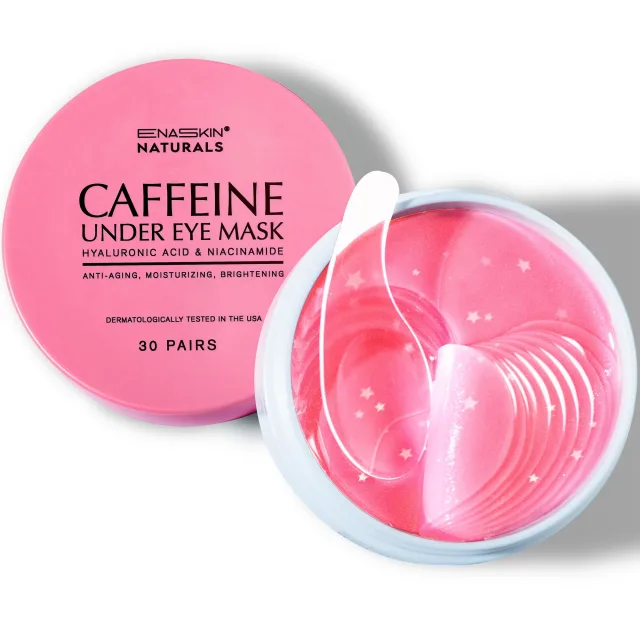 Under Eye Patches for Dark Circles- Caffeine Gel Masks for Puffiness