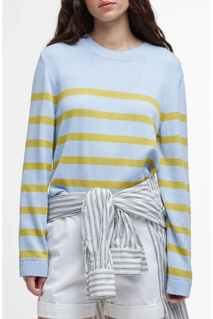 Bronya Stripe Cotton Blend Sweater back to school outfits for teen girls