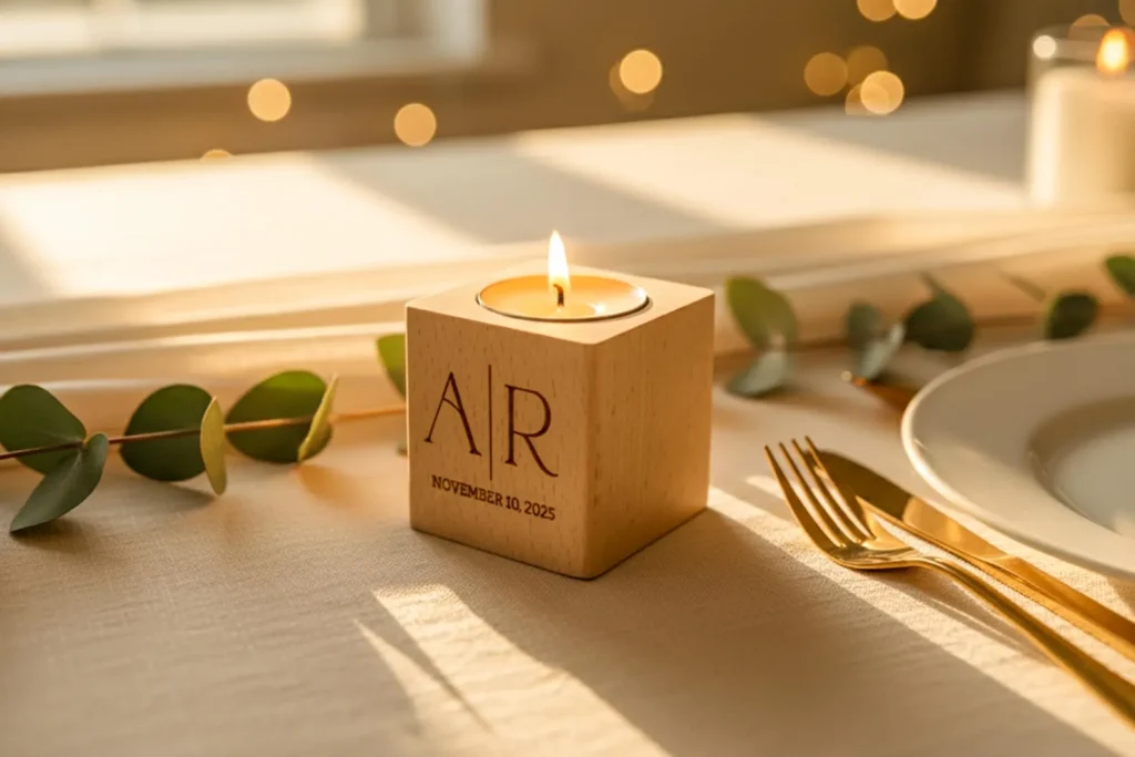 Bulk Personalized Wedding Candles wedding table decoration ideas