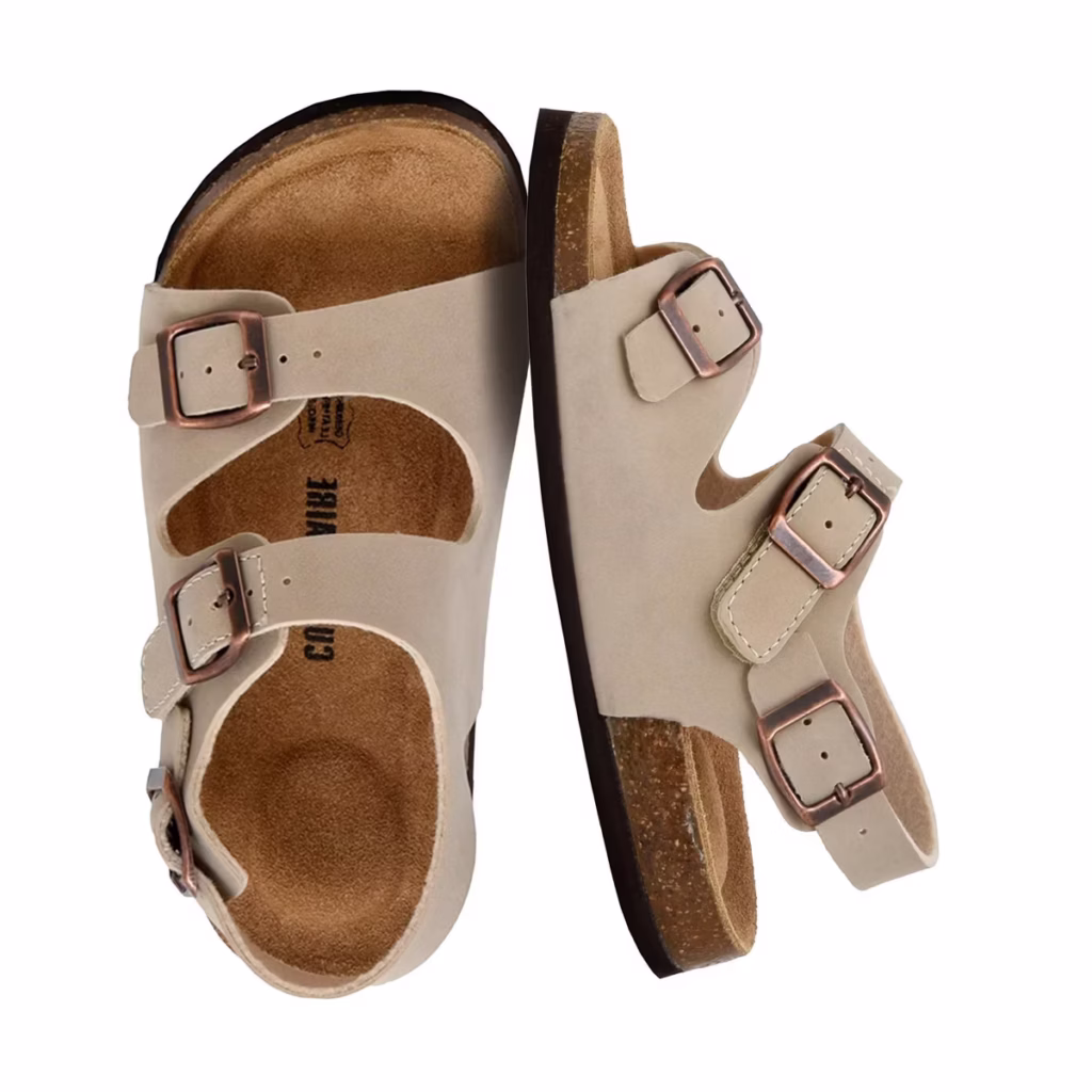 CUSHIONAIRE Liana JR Toddler Sandals with Adjustable Heel Strap