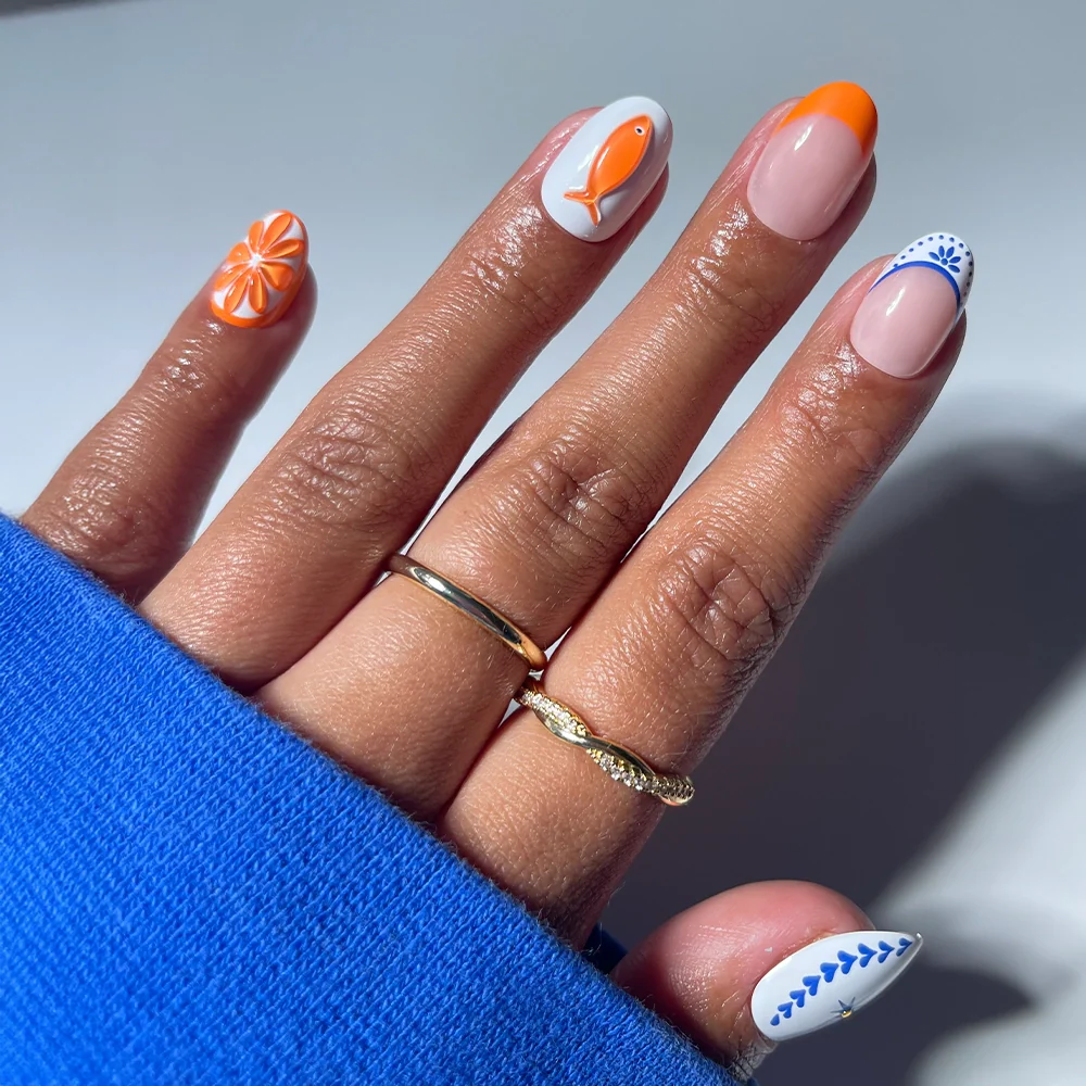 Citrus Coast coastal beach nails summer nail trends 2026