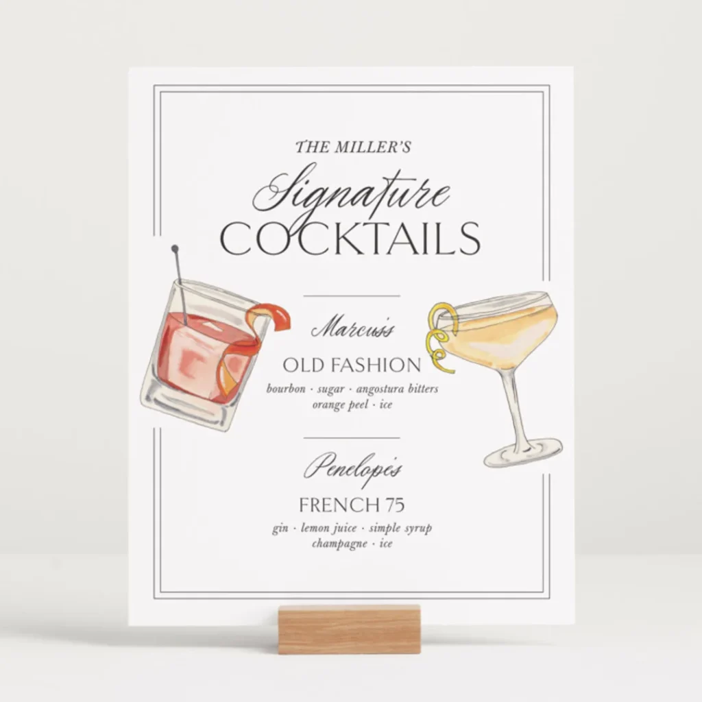 here's to love bar sign wedding signage ideas