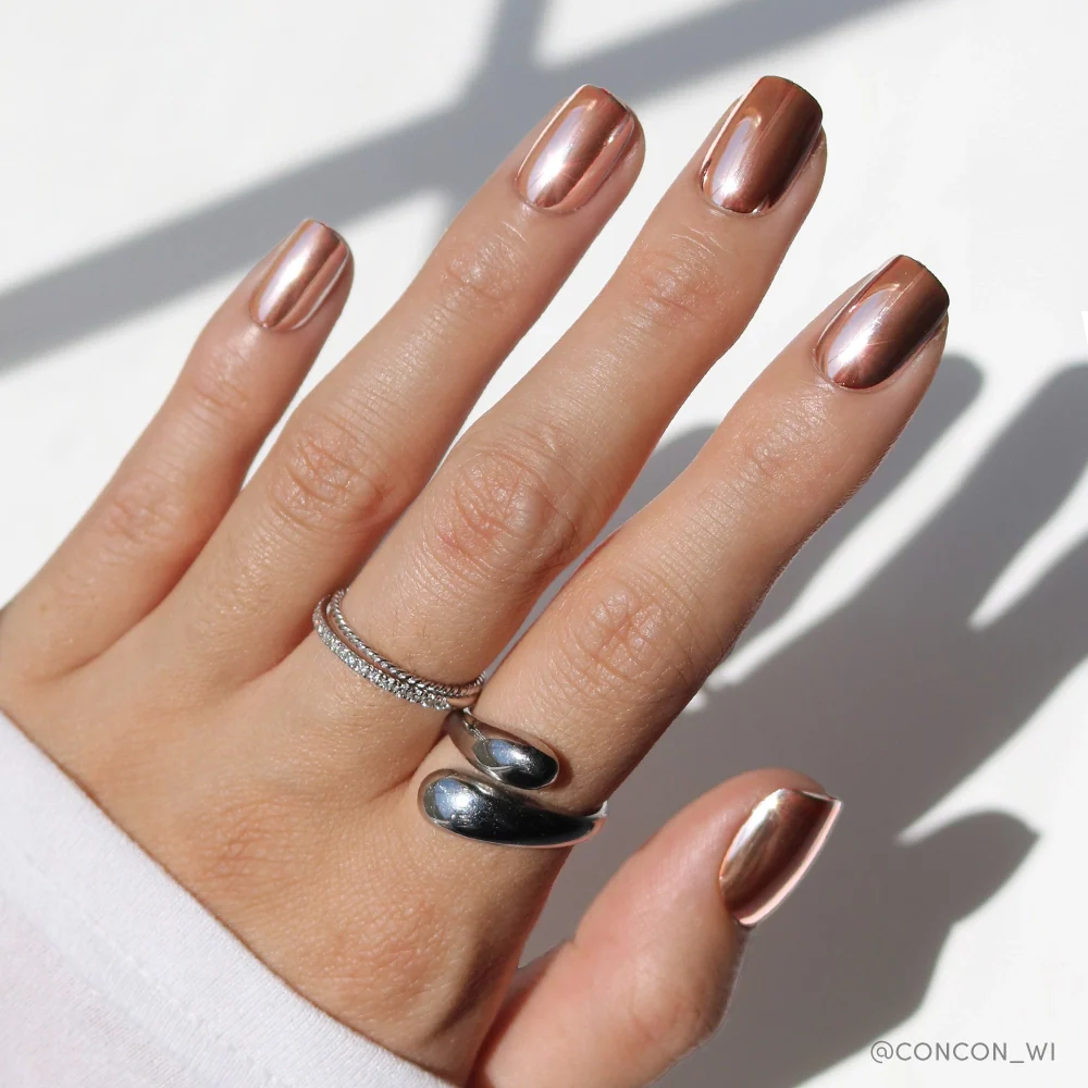 Rose Gold summer nail trends 2026