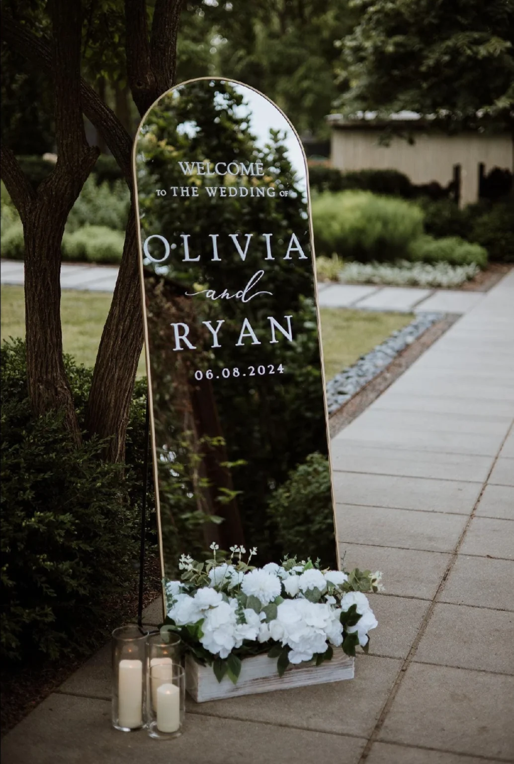 Wedding Mirror Decal