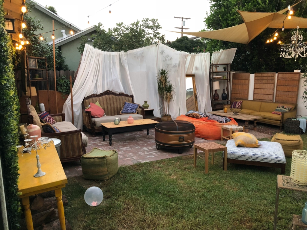 outdoor living space ideas summer patio