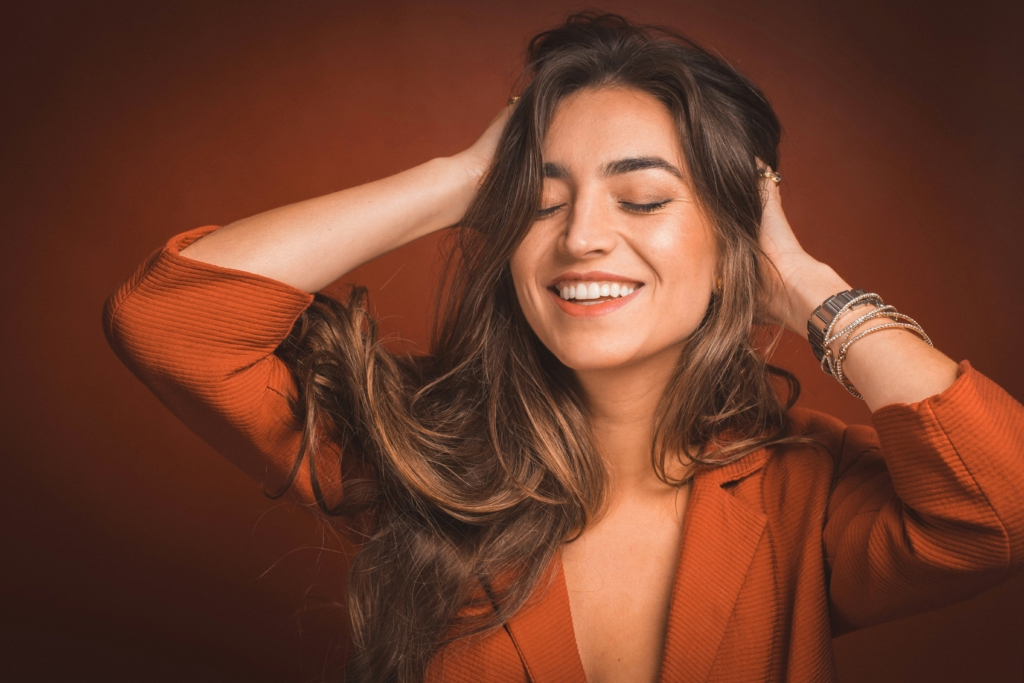 woman with long beautiful hair Homemade Hair Serum for Hair Growth