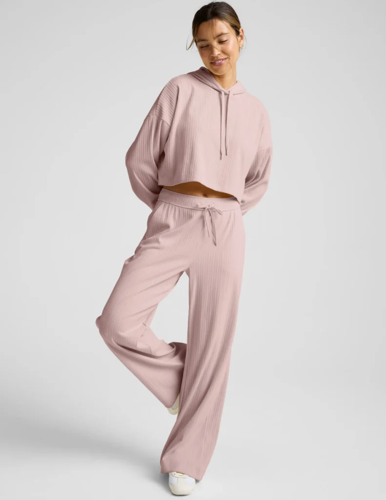 birthday gifts for teen girls Breathe Easy Ribbed Wide Leg Pant athleisure fashion trends for women