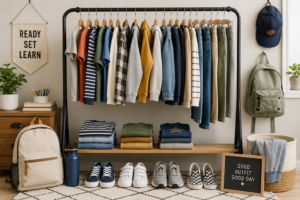 back to school capsule wardrobe for kids