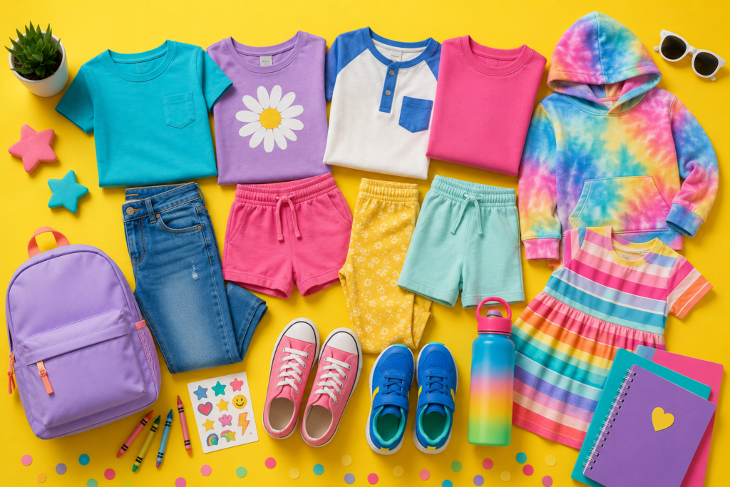 back to school capsule wardrobe for kids