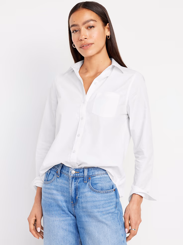 Classic Button-Down Shirt fall capsule wardrobe essentials