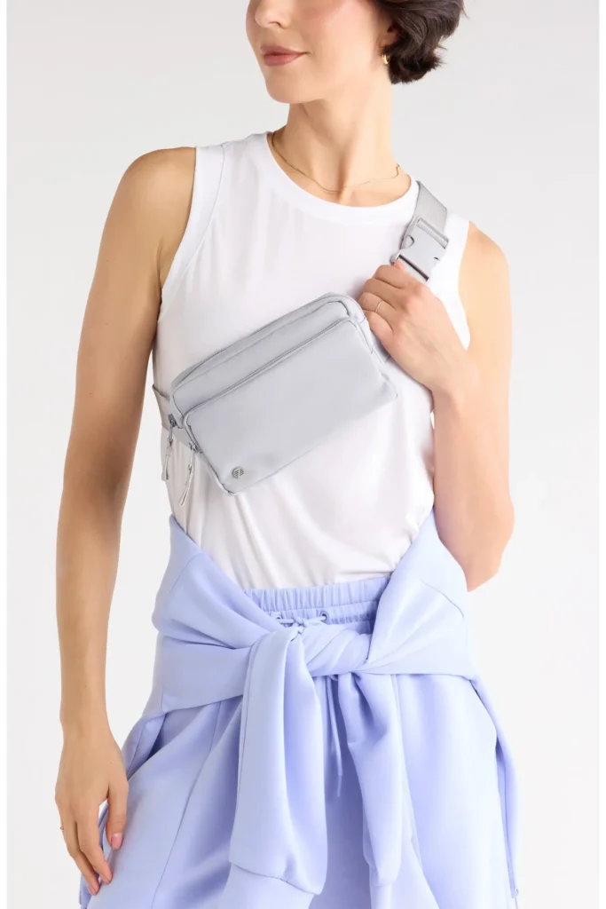 Double Zip Belt Bag athleisure fashion trends for women