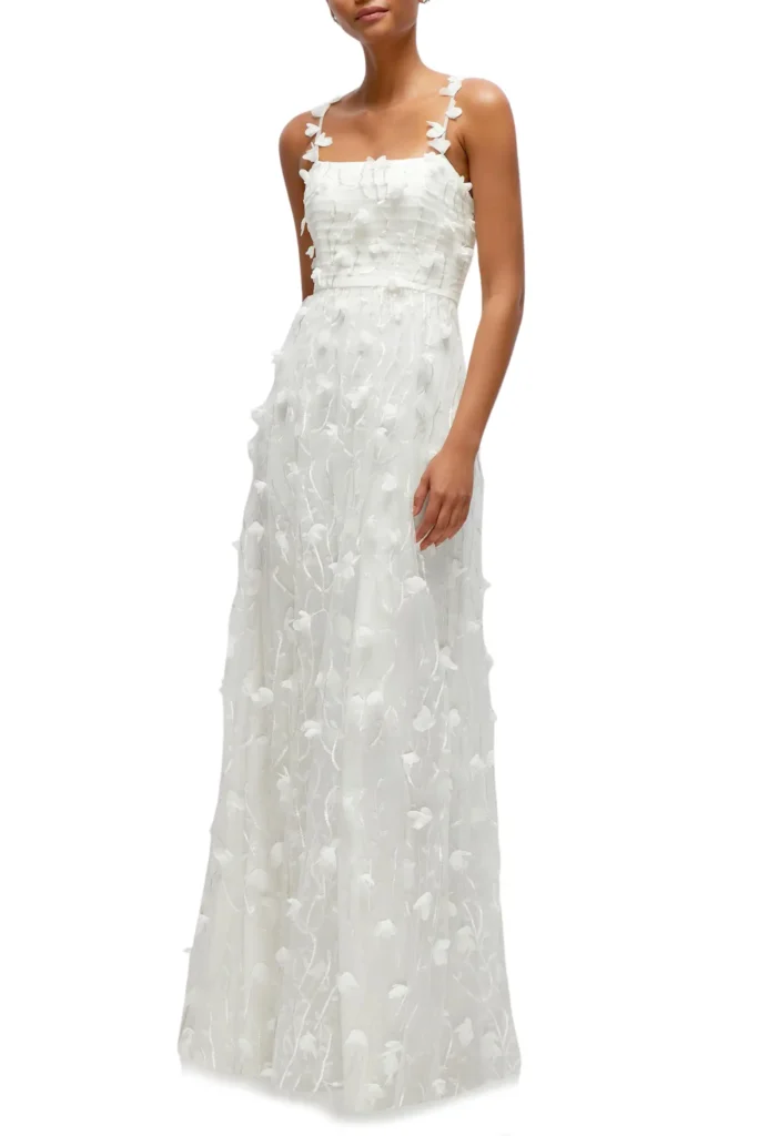 Floral Embroidered Gown
wedding dress trends 2026