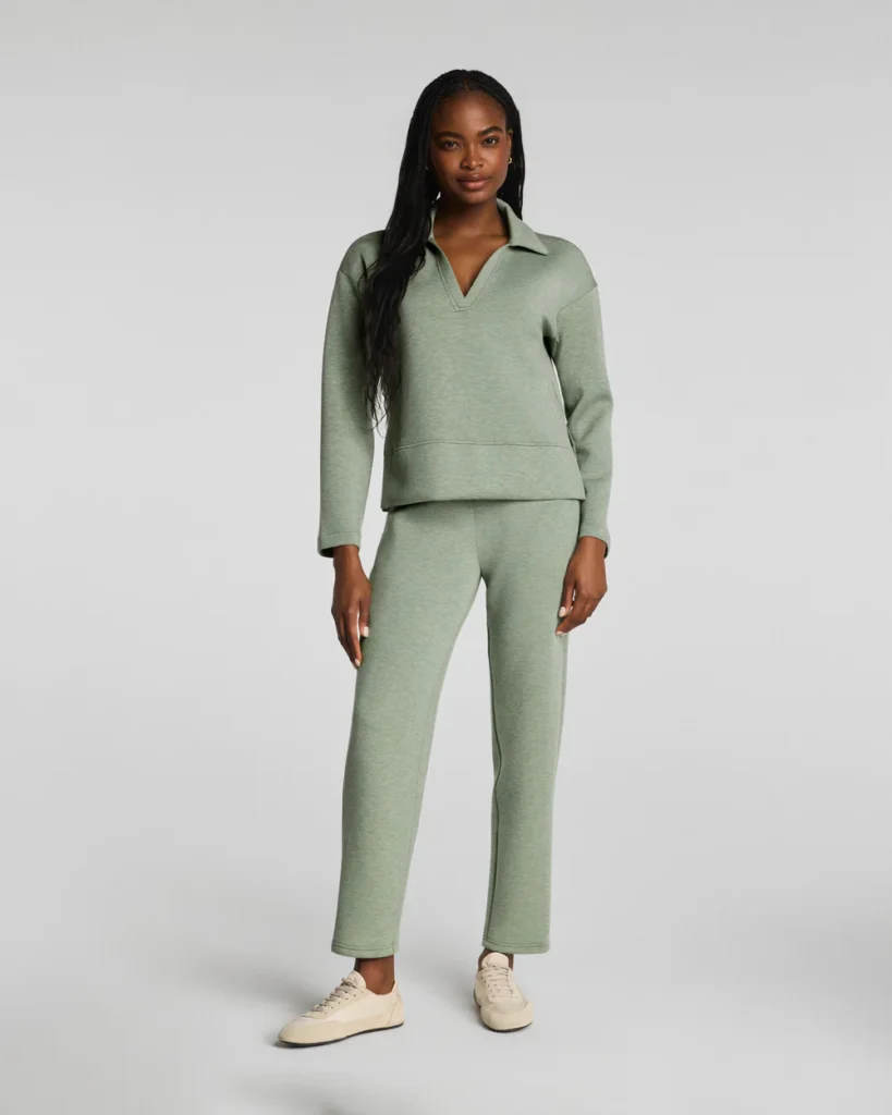 Long Sleeve Polo Top