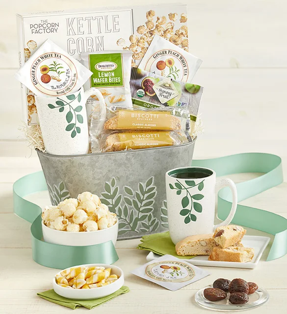 Relax & Nurture Tea Basket best food gift baskets